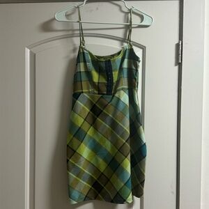 Green plaid dress from urban outfitters in size small!